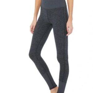 ALO High-Waist Alosoft Lounge Legging Charcoal Gray